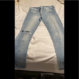 American Eagle ripped jeans